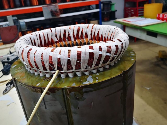Servicios de rebobinado de motores eléctricos industriales en Salamanca